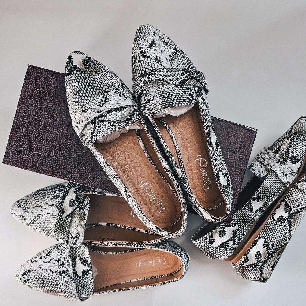 Several Sizes! Snake Print Slip On Shoe-*Runs half size small* BRAND NEW